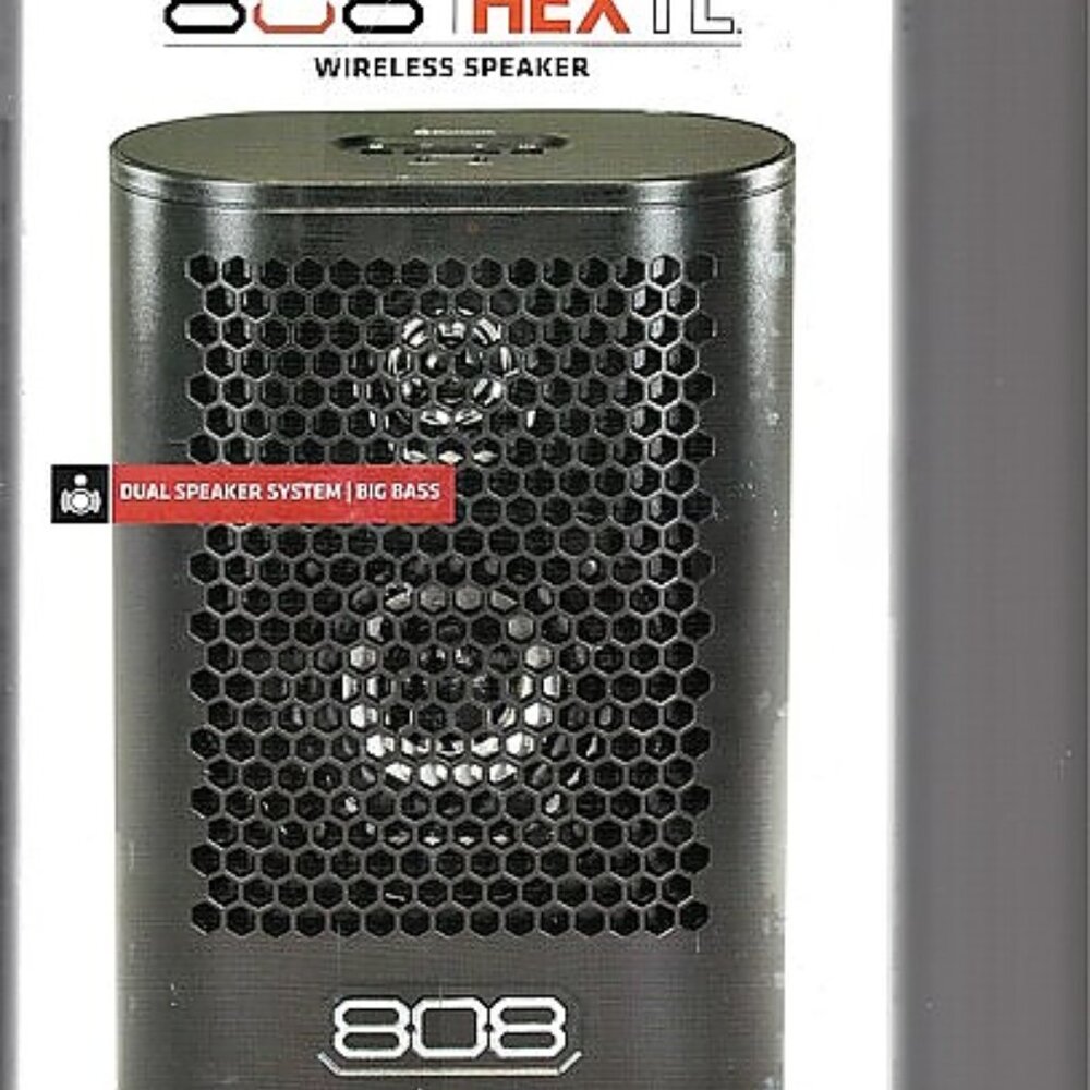 808 Audio HEX TL Portable Bluetooth Speaker
